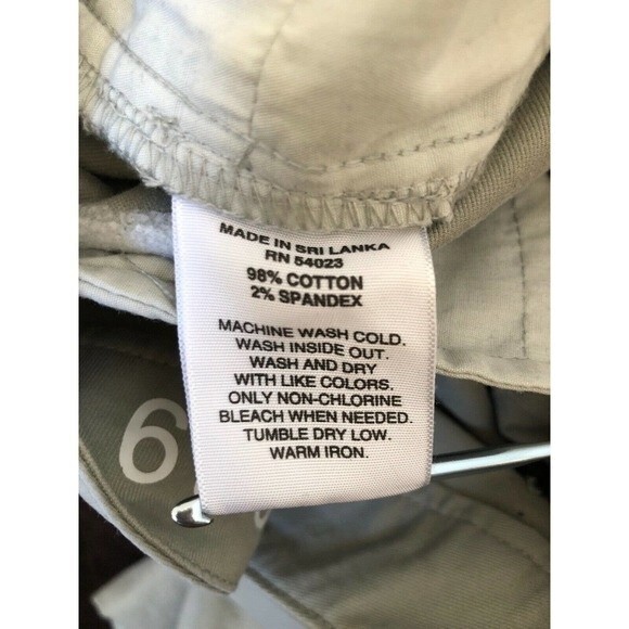 Gap 1969 Khaki Slim Boot Pants Size 6 / 28 - Picture 8 of 8